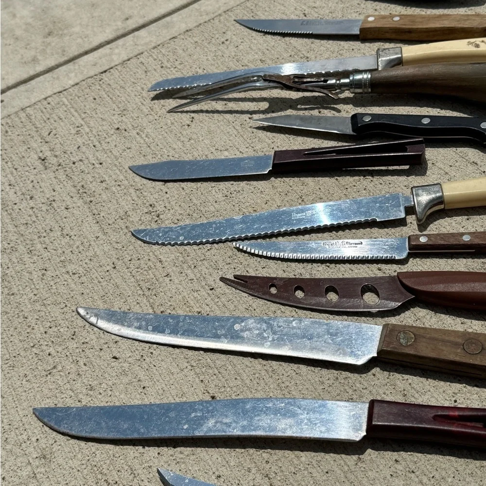 Random set of knifes set of 13 - as is condition